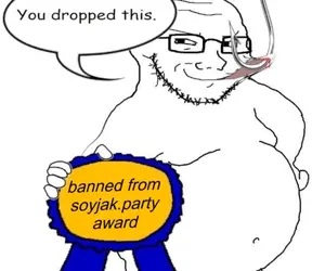 peter griffin, soyak, soyak (smug), ban images, 1soyjak, award, ban, banned, beard, cigarette