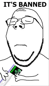 gapejak, markiplier soyjak, tony soprano soyjak, wholesome soyjak, its over, soyjak trio, ban images, 4soyjaks, ban, banned