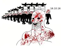 wojak, 16.10.16, bald, black eyes, blood, d.a.k, d.a.k., dak, full body, half body