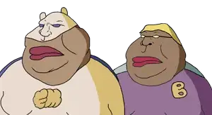 meximutt, muttvariants from meximutt, muttverse, 2soyjaks, angry, bald, big lips, boy blubber, brown skin, cape