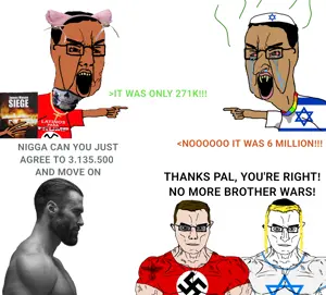 donald trump, gigachad, chudjak, chudjak front, muscular chud, aryan, no more brother wars, 1nas, 271k, 2soyjaks