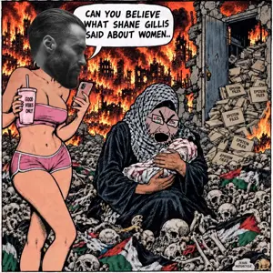 gigachad, cryboy soyjak, 1nas, 1soyjak, bone, bones, brown skin, comic, crying, drawn background