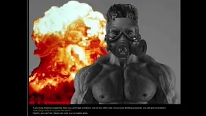 gigachad, aryan beast bomb, big buff grey man, bomb, buff, burning, ernest khalimov, explosion, fire, fireballl