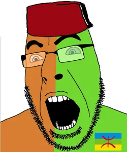 cobson, 1soyjak, amazigh, angry, bald, berber, clothes, country, eye, eyes