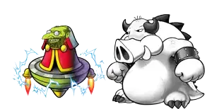 fawful, happy merchant, meximutt, animal, beard, cloak, device, electricity, fat, fawful