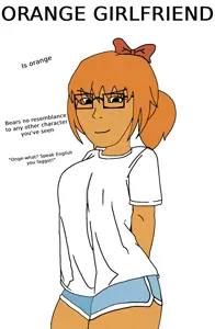 soyak, soygirl, femjak, soygirlfriend, foidjaks, 1soyjak, big breasts, black eyes, blush, breasts