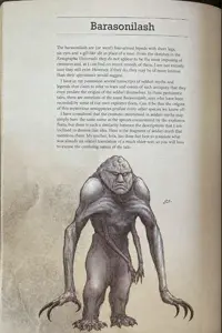 disgusting trevorcreature, 1soyjak, alien, bald, black eyes, book, buff, closed mouth, four arms, frown