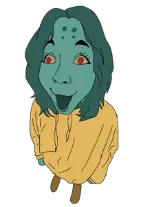 >~<