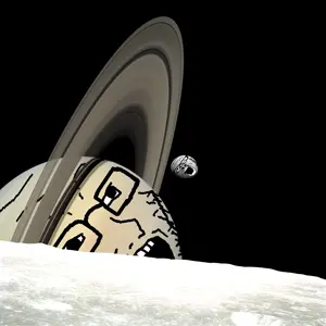 a24 slowburn soyjak, soyak, 2soyjaks, black eyes, glasses, irl background, open eyes, open mouth, planet, ring