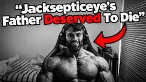 gigachad, deserved it, arrow, beard, black eyes, black hair, bowl cut, buff, foodistzen, front view