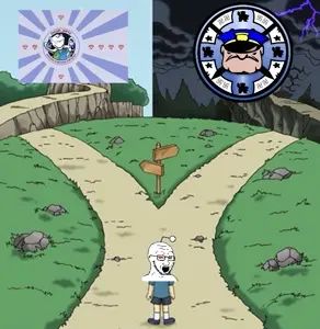 police man ganson, bernd, impish soyak ears, soyak, 3soyjaks, ack, ack!, animal, bald, chin