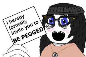 soytan, 1nas, beanie, black hair, blue eyes, blush lines, clothes, gaping mouth, glasses, hair