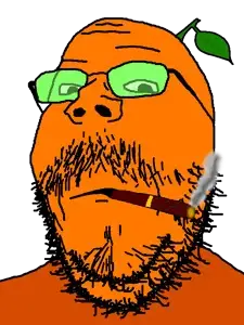 gapejak, mustached gapejak, 1soyjak, admin, beard, cigar, food, fruit, glasses, green glasses