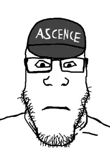 markiplier soyjak, neutralplier, 1soyjak, bald, cap, cleavage, closed mouth, clothes, front view, glasses