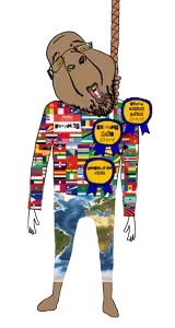 bernd, hanging troonjak, troonjak, slopjak, 1soyjak, ack, award, awards, bald, brown skin