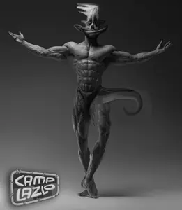 gigachad, 1nas, abs, beard, buff, camp lazlo, cartoon, cartoon network, deformed, distorted