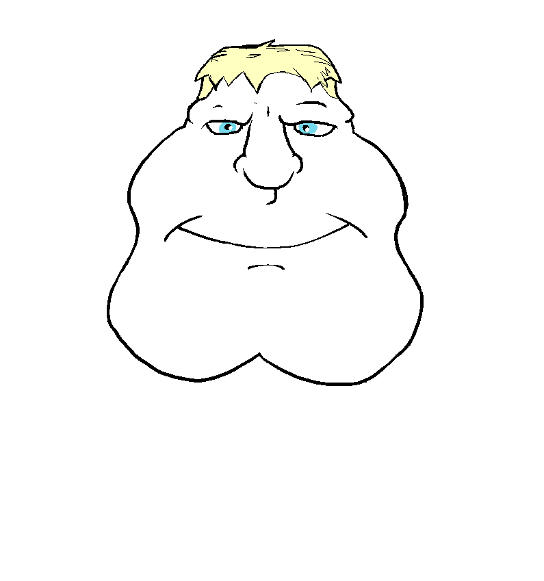 meximutt, mexiaryan, mexiaryan front, 1soyjak, blonde hair, blue eyes, buff, closed mouth, front view, hair