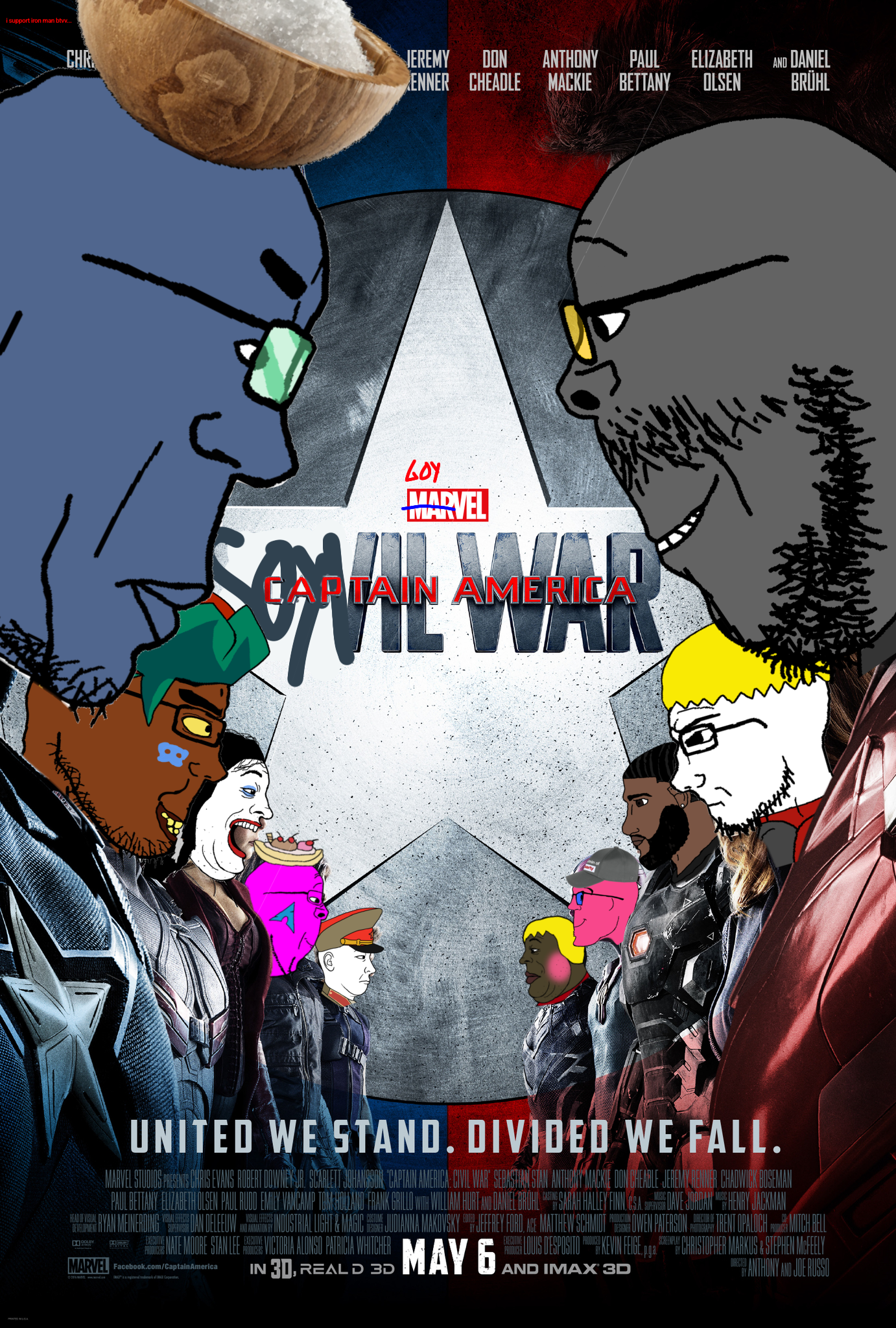 >United we stand. Divided we fall Even doe we were never TRULY united...