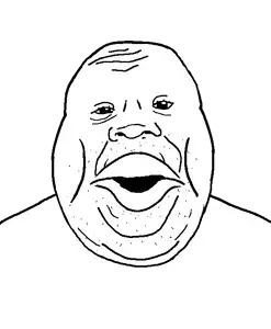 alicia, meximutt, bantujeet, bantujeet front, bantumutt, hunkybantoid, bantujeet-ified soyjaks, 1soyjak, bald, big lips