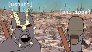 I was playing co-op Kenshi with Usnutt today, shit was buggy as hell, but fun.