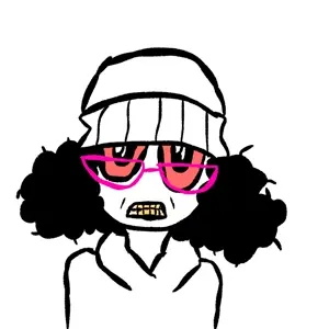 soyniqua, soytan, beanie, clothes, female, girl, glasses, hair, hat, long hair