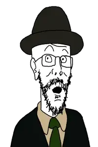 martin, unknown, 1soyjak, beard, clothes, ear, eyebrows, forehead lines, glasses, hat
