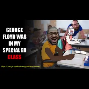 george floyd, bernd, hanging troonjak, troonjak, brimstone creepypastas, 1soyjak, ack, audio, beard, black eyes