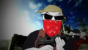 feraljak, soyak, soyak (irritated), 2soyjaks, 50cal, accessory, angry, arm, backwards cap, bandana