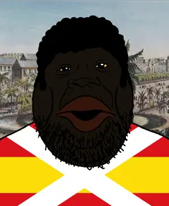 Colorized image of benis great great GREAT grandfather when cuba was still a spanish colony. Heccin' wholesome and heartwarming