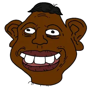sheeeit, timmy, fusionjaks, black eyes, black hair, black skin, ear, hair, lips, nigger
