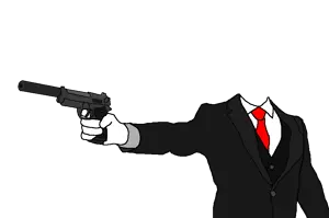 accessory, arm, beretta, beretta 92, black suit, clothes, firearm, gun, half body, hand