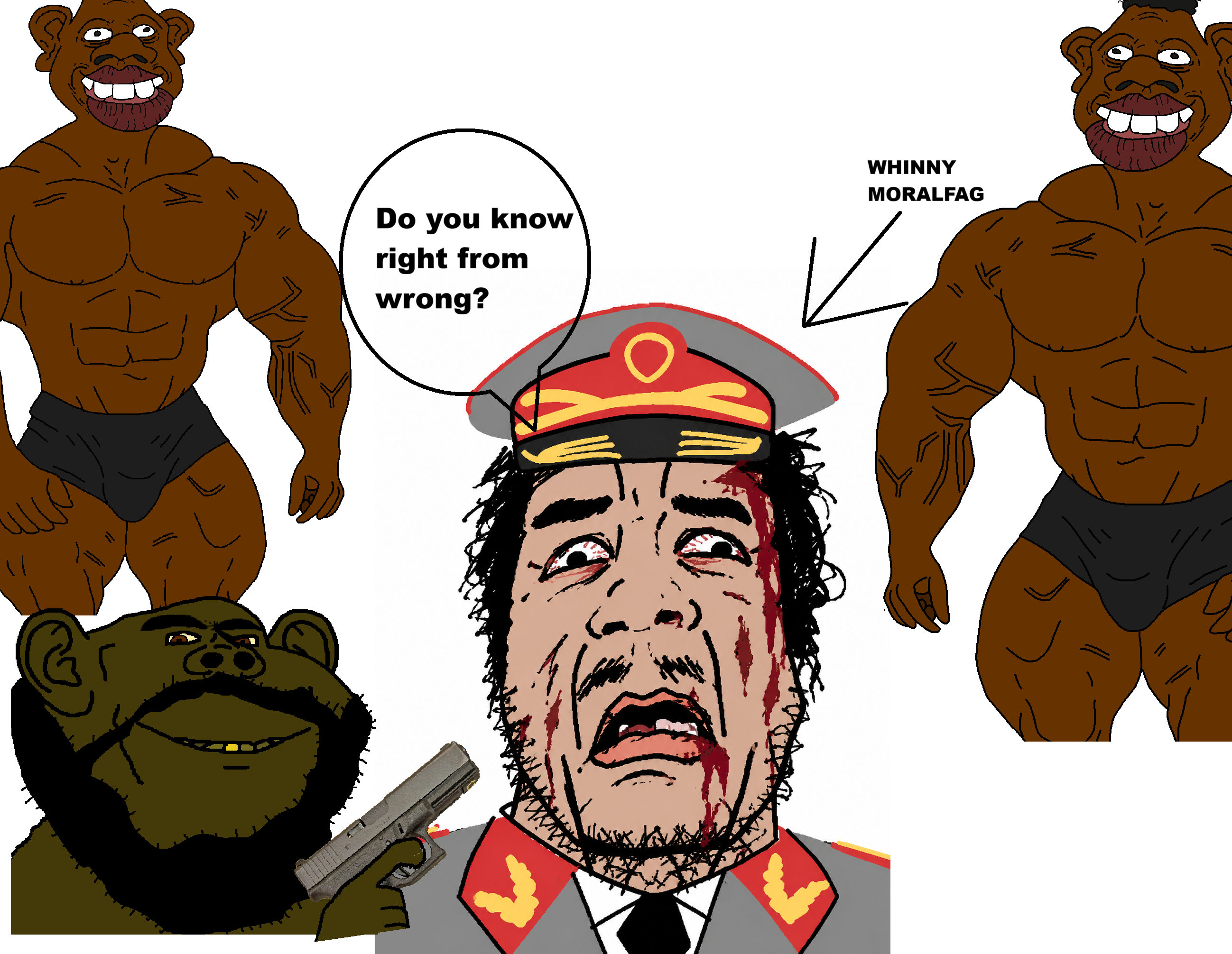 esl fnf pedo, chudjak, feraljak, impish soyak ears, markiplier soyjak, chudplier, tetojak, 4soyjaks, bald, beard