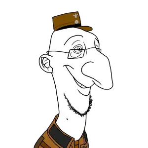 nosejak, 1soyjak, bald, big nose, brownshirts, chin, clothes, ear, glasses, hat