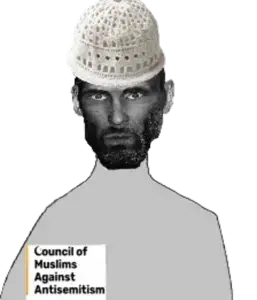 der coomer, gigachad, gigachaded, beard, black eyes, black text, closed mouth, english text, front view, gray hair