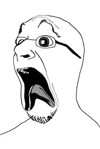 gerd, soyak, doctos, doctos, gaping mouth, glasses, looking to the left, open eyes, open mouth, portrait