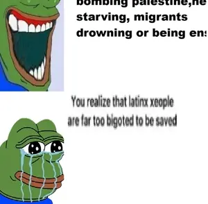 pepe, amphibian, animal, bald, black eyes, closed eyes, closed mouth, crying, dead nigger baby, dnb