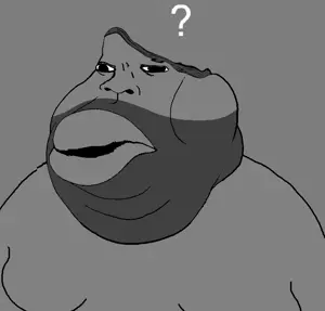 gigachad, gigatard, meximutt, bantujeet, bantumutt, gigajak, 1soyjak, beard, big lips, black eyes