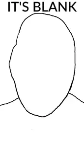 gapejak, its food, its over, 1soyjak, about:blank, bald, blank, monochrome, no beard, no eyes