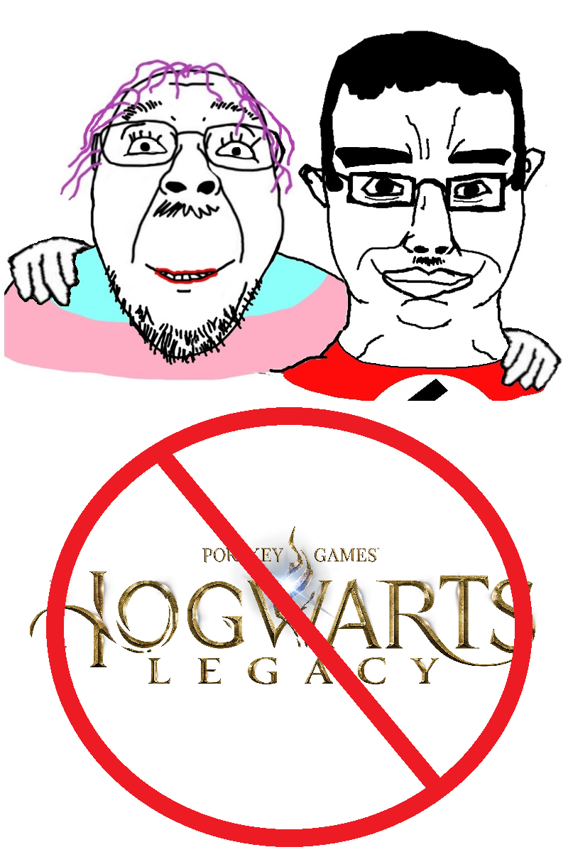 bernd, chudjak, chud troon alliance, 2soyjaks, closed mouth, friendship, glasses, hair, hands, harry potter