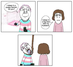bernd, markiplier soyjak, female markiplier, hanging troonjak, neutralplier, troonjak, femjak, 'toss, 2soyjaks, ack