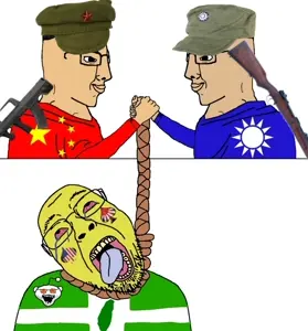 Ching-chong, ching-chong ayaaaaa!! Taiwan wirr nevel be flee or algo asi kirr arr the leddit scum and DPPedo's suppoltels to leunifry Zhonggho or mishehu or whatever the bugs and rice are flied in…