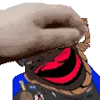 chudjak, jartycuck, patrick, jartycuck, slopjak, 1soyjak, ack, big red lips, black hair, black skin