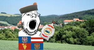 mexiaryan gerontophile, gapejak, 1soyjak, alchohol, alcohol, bald, black eyes, cap, clothes, czech republic