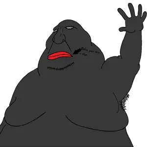 meximutt, gptmutt, 1soyjak, arm up, armpit hair, arrow, bald, bbc, bbc slut, beebeecee