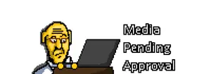 cobbert, jannyjak, 1soyjak, black eyes, closed mouth, clothes, computer, hands, holding object, janny
