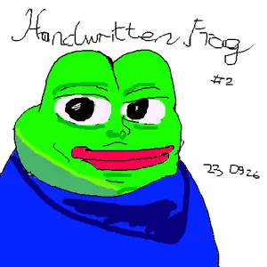 pepe, amphibian, animal, big lips, blue shirt, closed mouth, frog, green skin, lips, looking at you