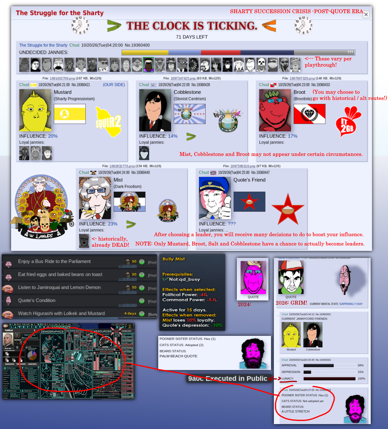 gapejak, impish soyak ears, kuzjak, markiplier soyjak, female gapejak, femjak, black eyes, brootism, closed mouth, clothes