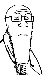 markiplier soyjak, longneutralplier, longplier, neutralplier, threefourthslongplier, threefourthsplier, 1soyjak, bald, closed mouth, glasses