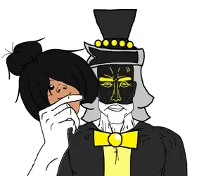 maya schoppenboer, bernd, chudjak, bridget, perceptive chud, perceptive chud front, 2soyjaks, black eyes, black hair, black skin