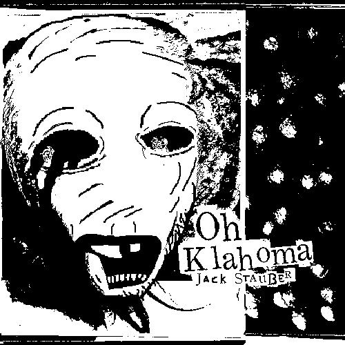 casnatus, 1soyjak, album cover, bald, black eyes, drawn background, high satuaration, jack stauber, looking at you, music